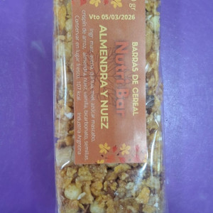 Barritas De Cereal De Almendra Y Nuez X 40 Grs - Nutri Bar
